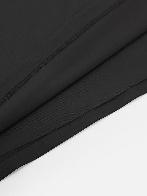 Débardeur Gainant Léger Col Rond Avec Doublure Anti-Transparence Pour Femmes - CurvyPower