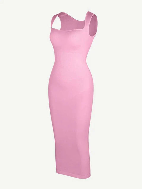 CurvyPower | UK Bodycon Seamless 360° Waist Control Long Shaping Bodycon