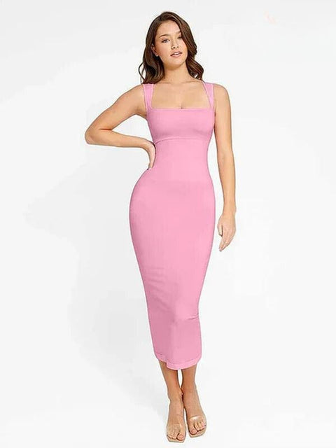CurvyPower | UK Bodycon Seamless 360° Waist Control Long Shaping Bodycon