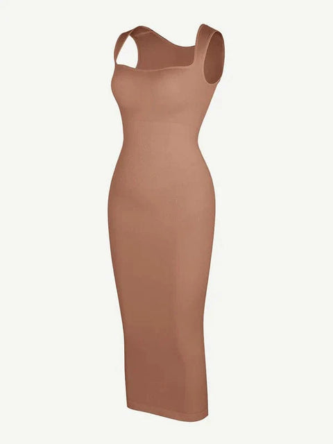 CurvyPower | UK Bodycon Seamless 360° Waist Control Long Shaping Bodycon