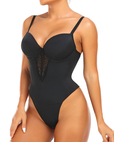 Body Gainant Sans Couture Ventre Plat Avec Soutien-Gorge Intégré - CurvyPower