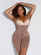 CurvyPower | UK bodysuit Brown / XS U Shaped Open Bust Tummy Control Shaping Bodysuit