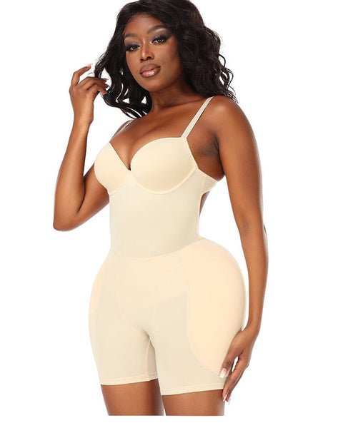 Body Gainant Remonte-Fesses avec Coussinets de Hanches Pour Femmes - CurvyPower