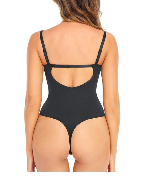 Body Gainant Dos Nu en Dentelle à Soutien-Gorge Intégré Pour Femmes - CurvyPower