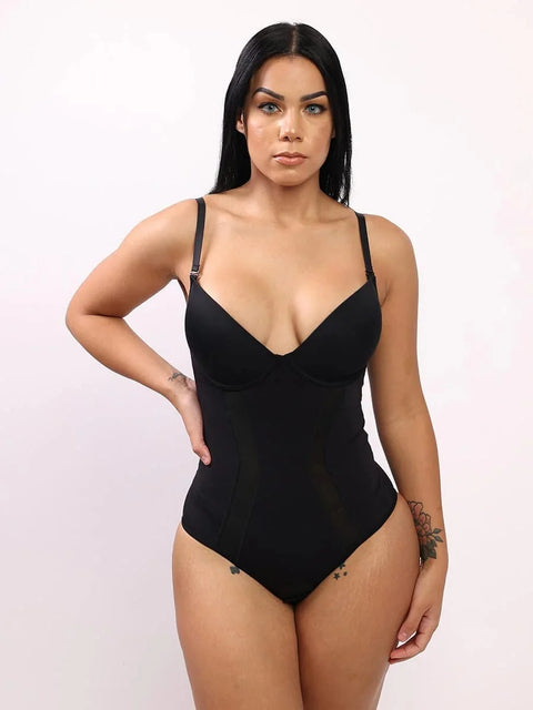 Body Gainant Ventre Plat Dos Nu Pour Femmes - CurvyPower