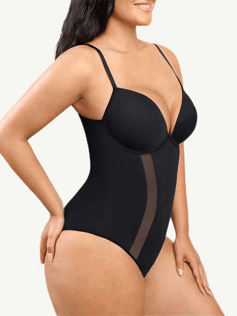 Body Gainant Ventre Plat Dos Nu Pour Femmes - CurvyPower