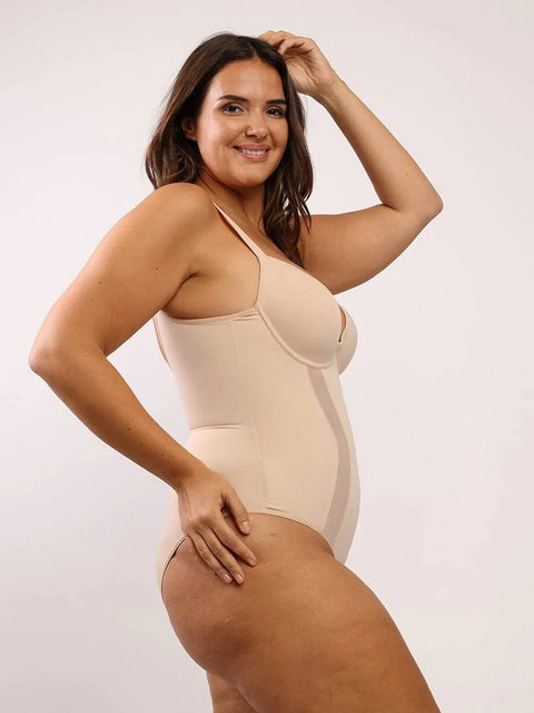 Body Gainant Ventre Plat Dos Nu Pour Femmes - CurvyPower