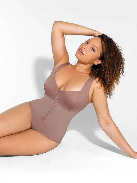 Body Gainant Forte Compression Ventre Plat Pour Femmes - CurvyPower