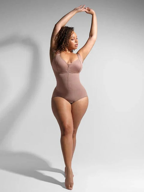 Body Gainant Forte Compression Ventre Plat Pour Femmes - CurvyPower