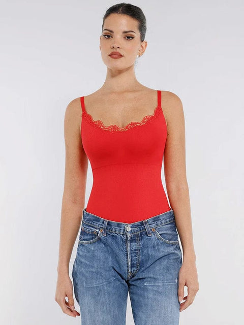 Body Gainant Dentelle Sans Couture Ventre Plat Pour Femmes - CurvyPower
