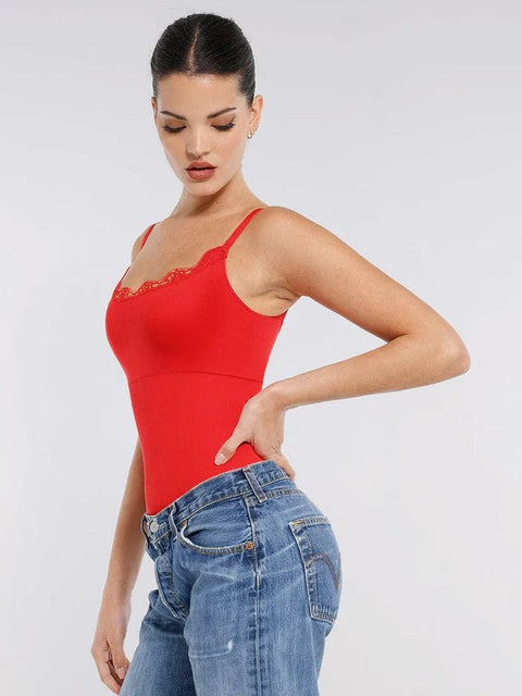 Body Gainant Dentelle Sans Couture Ventre Plat Pour Femmes - CurvyPower