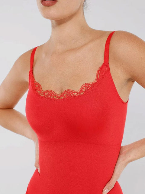 Body Gainant Dentelle Sans Couture Ventre Plat Pour Femmes - CurvyPower