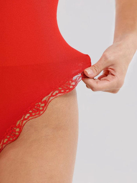 Body Gainant Dentelle Sans Couture Ventre Plat Pour Femmes - CurvyPower