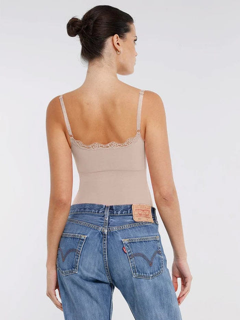 Body Gainant Dentelle Sans Couture Ventre Plat Pour Femmes - CurvyPower