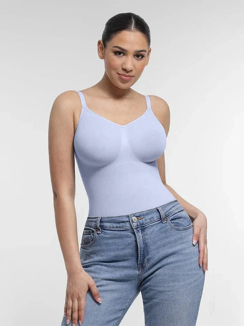 CurvyPower | FR Body Body Gainant Sans Couture Ventre Plat avec Soutien Poitrine Intégré