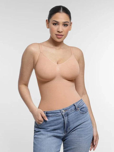 CurvyPower | FR Body Body Gainant Sans Couture Ventre Plat avec Soutien Poitrine Intégré