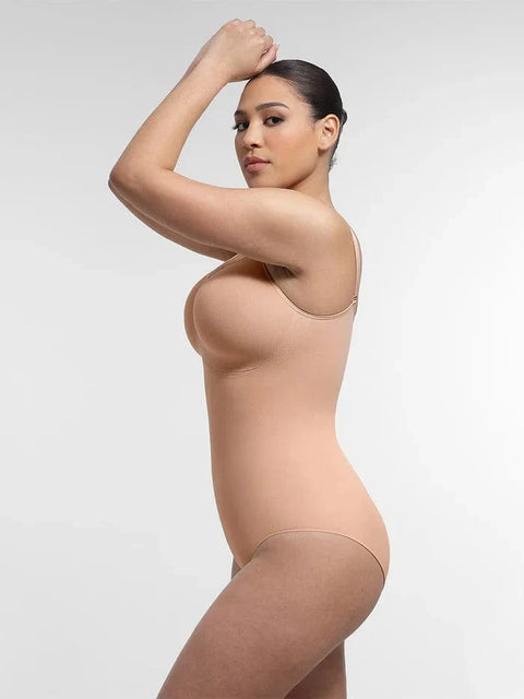 CurvyPower | FR Body Body Gainant Sans Couture Ventre Plat avec Soutien Poitrine Intégré