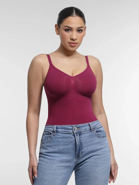 CurvyPower | FR Body Body Gainant Sans Couture Ventre Plat avec Soutien Poitrine Intégré