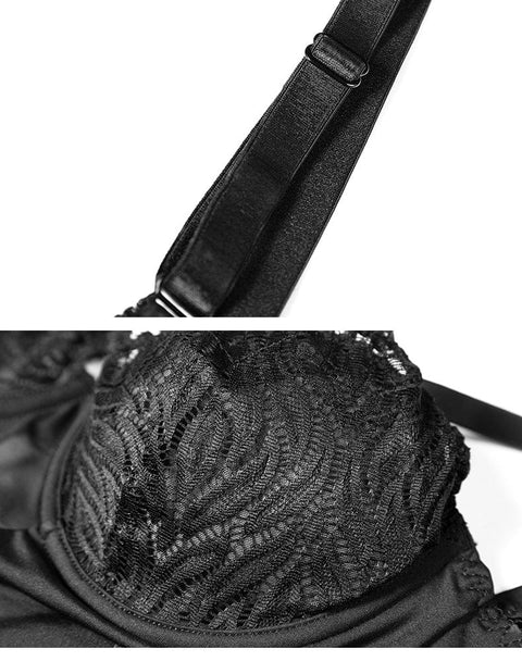 Body Gainant Dos Nu En Dentelle Avec Soutien-Gorge Intégré - CurvyPower