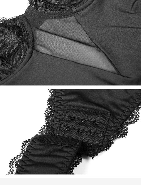 Body Gainant Dos Nu En Dentelle Avec Soutien-Gorge Intégré - CurvyPower
