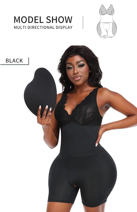 Body Gainant Dos Nu et Entrejambe Ouvert Pour Femmes - CurvyPower