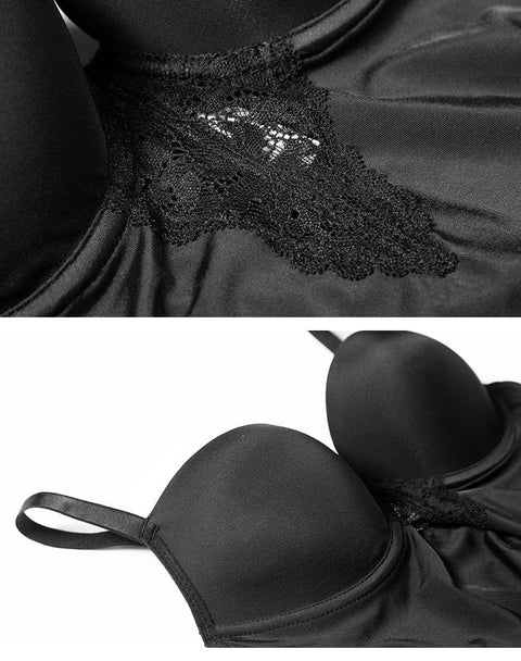 Body Gainant Dentelle Ventre Plat Pour Femmes - CurvyPower