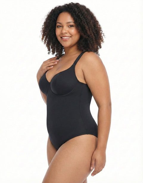 CurvyPower | FR body Body Gainant Ventre Plat Maintien Poitrine Bretelles Réglables