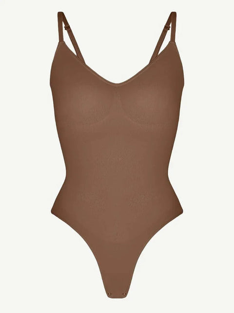 CurvyPower | UK bodysuit Women Seamless Thong Shaping Bodysuit