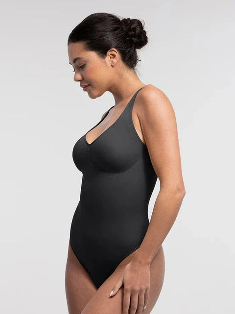 Body Culotte Gainant Ventre Plat et Soutien Poitrine Pour Femmes - CurvyPower