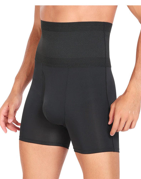 Boxer Gainant Ventre Plat Taille Haute Pour Hommes - CurvyPower