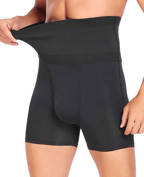Boxer Gainant Ventre Plat Taille Haute Pour Hommes - CurvyPower