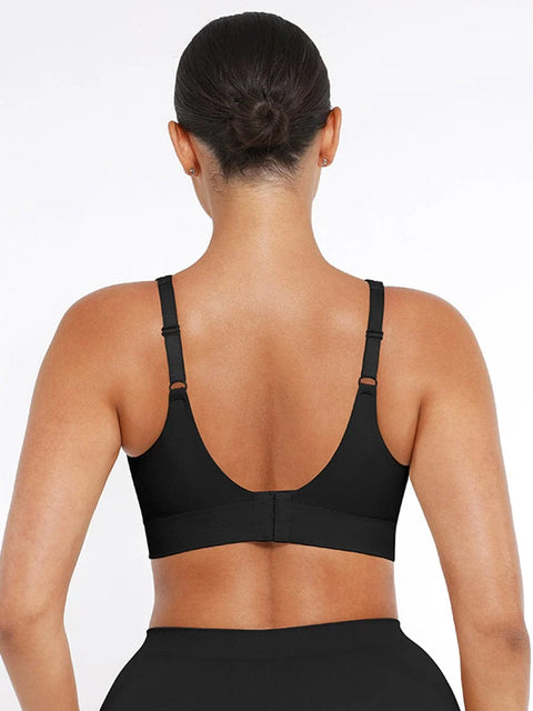 Soutien-Gorge Push-Up Sans Armature à Larges Bretelles Pour Femmes