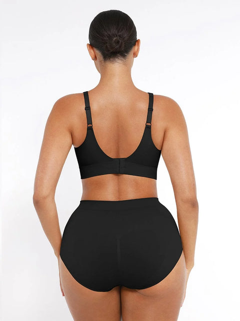 Soutien-Gorge Push-Up Sans Armature à Larges Bretelles Pour Femmes