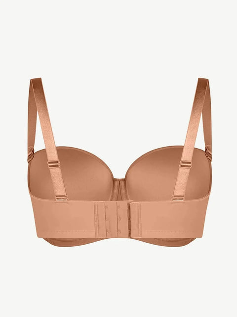 Soutien-Gorge Push-Up Convertible Sans Bretelles À Armatures - CurvyPower