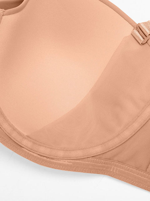 Soutien-Gorge Push-Up Convertible Sans Bretelles À Armatures - CurvyPower