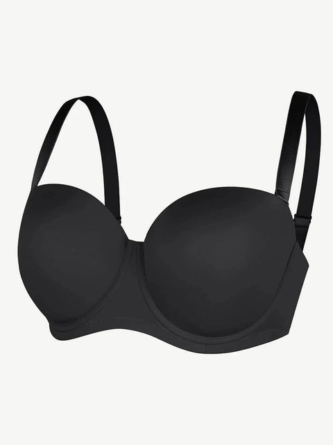 Soutien-Gorge Push-Up Convertible Sans Bretelles À Armatures - CurvyPower