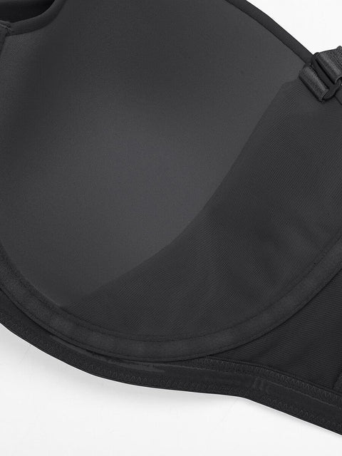 Soutien-Gorge Push-Up Convertible Sans Bretelles À Armatures - CurvyPower
