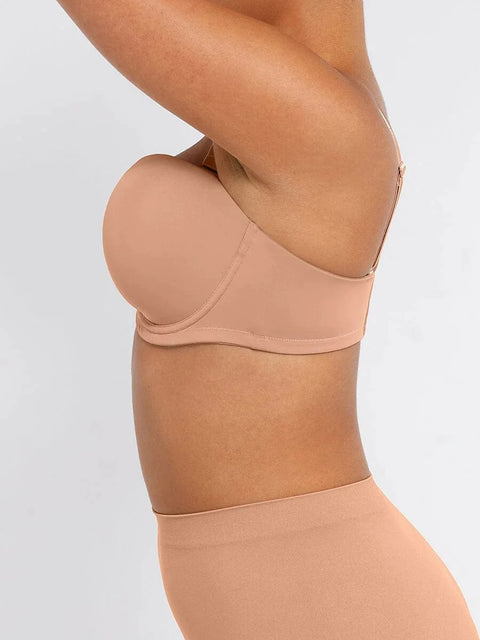 Soutien-Gorge Push-Up Convertible Sans Bretelles À Armatures - CurvyPower