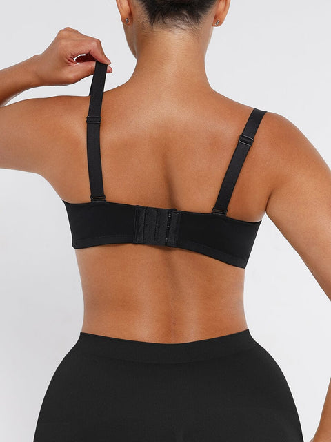 Soutien-Gorge Push-Up Convertible Sans Bretelles À Armatures - CurvyPower