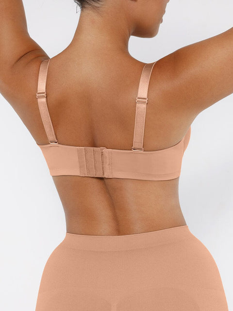 Soutien-Gorge Push-Up Convertible Sans Bretelles À Armatures - CurvyPower