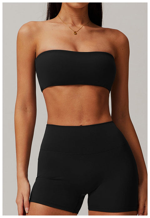 CurvyPower | FR Brassière de Sport Brassière Bandeau Sport et Yoga Sans Armature Pour Femmes