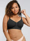 CurvyPower | UK Bras Black / S Seamless Wireless Shaping Bra With Adjustable Straps