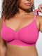 CurvyPower | UK Bras Pink / S Seamless Wireless Shaping Bra With Adjustable Straps