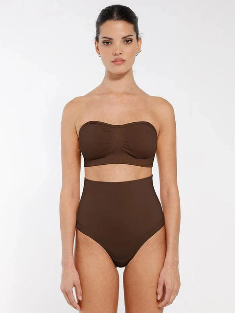CurvyPower | FR Bras Soutien-Gorge Bandeau Push-Up Sans Armature et Sans Bretelles Pour Femmes
