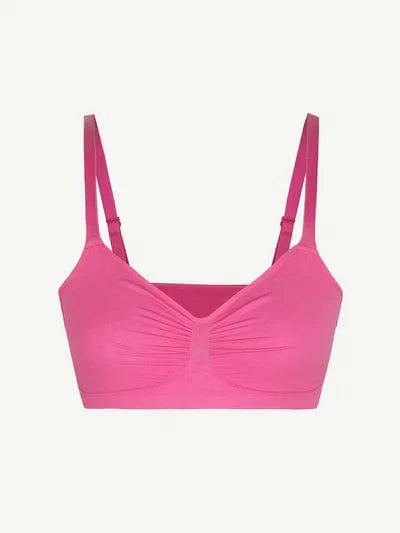 CurvyPower | UK Bras Seamless Wireless Shaping Bra With Adjustable Straps
