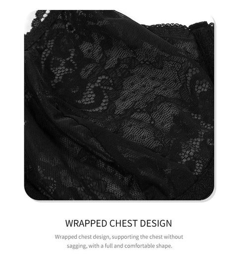 CurvyPower | FR Bras Soutien-Gorge Push-Up Dentelle Fine à Armature Acier Pour Femmes