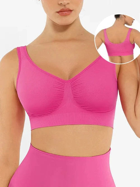 Soutien-Gorge De Nuit Sans Armature Confortable à Larges Bretelles Pour Femmes - CurvyPower