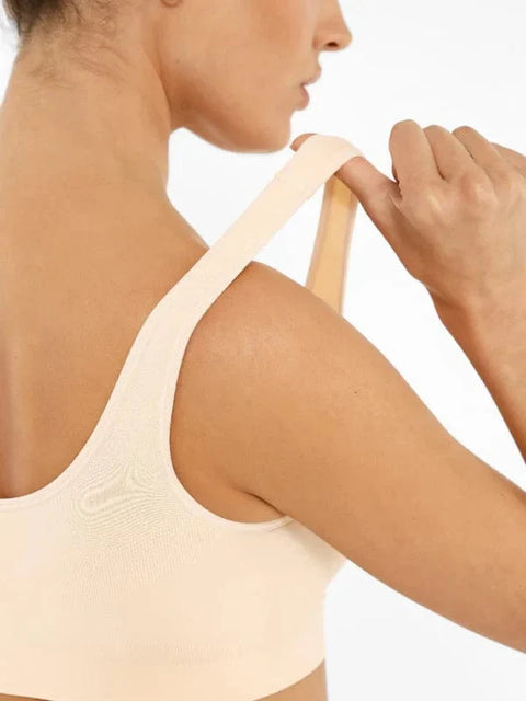 Soutien-Gorge De Nuit Sans Armature Confortable à Larges Bretelles Pour Femmes - CurvyPower
