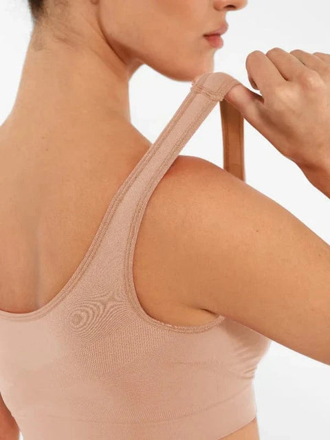 Soutien-Gorge De Nuit Sans Armature Confortable à Larges Bretelles Pour Femmes - CurvyPower