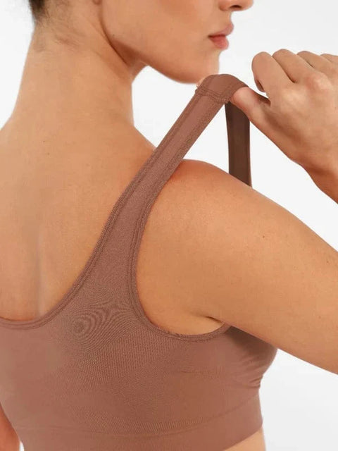 Soutien-Gorge De Nuit Sans Armature Confortable à Larges Bretelles Pour Femmes - CurvyPower